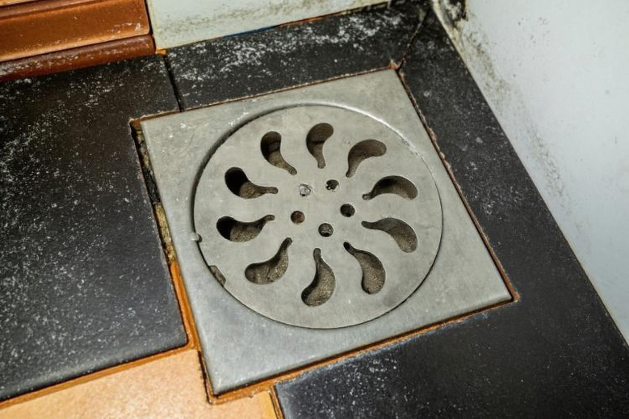 Ralo limpo após desentupimento